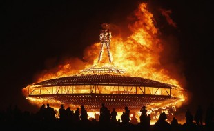 Burning Man from the sky!