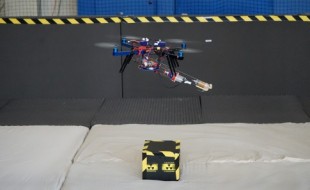 Quadcopter becomes a flying 3D printer