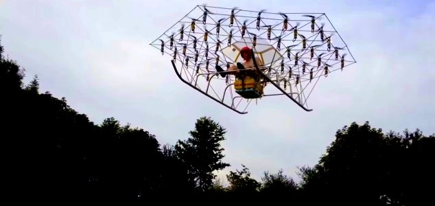 The Swarm manned aerial vehicle multirotor