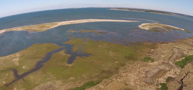 Cape Cod Wetlands from the air