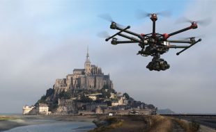 An Aerial View of Mont-Saint Michel