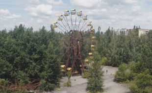 Drone footage of Chernobyl