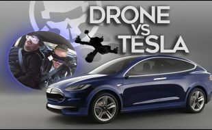 Drone Fun: What’s Faster, a Drone or a Tesla?